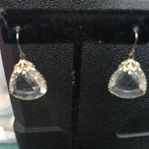 Cute Anthropologie Cut Glass Earrings